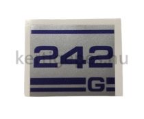 Husqvarna 242G berántó matrica