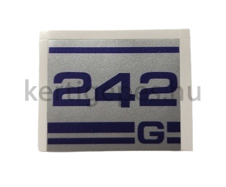 Husqvarna 242G berántó matrica