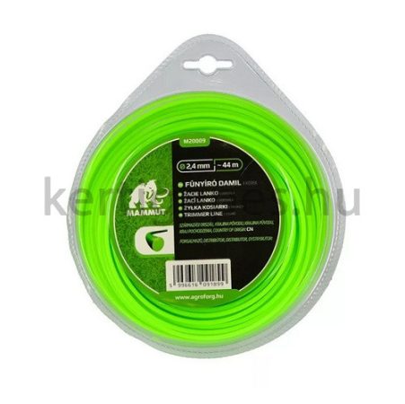 Mammut fűkasza damil 2,4mm kerek profil 44m
