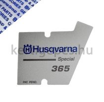 Husqvarna 365 special berántó matrica