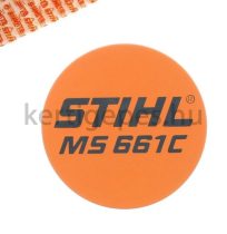 Gyári Stihl ms661C típustábla