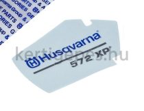 Husqvarna 572xp berántó matrica