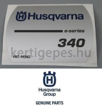 Husqvarna 340 e-series berántó matrica