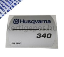 Husqvarna 340 e-series berántó matrica