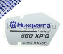 Husqvarna 560xpg berántó matrica