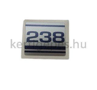 Husqvarna 238 berántó matrica