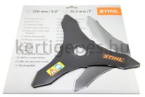   Gyári Stihl 3-ágú bozótvágó kés 250mm x 25,4mm x 3,0mm