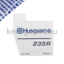Husqvarna 235R berántó matrica