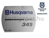 Husqvarna 345 e-series berántó matrica