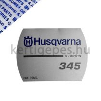 Husqvarna 345 e-series berántó matrica