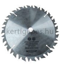   Kemény fémbetétes körfűrészlap - vágótárcsa fűkaszához 250x20x1,8 mm