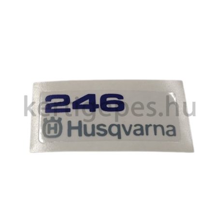Husqvarna 246 fedél matrica