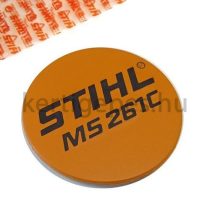 Gyári Stihl ms261C típustábla