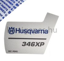 Husqvarna 346xp berántó matrica, régi típus