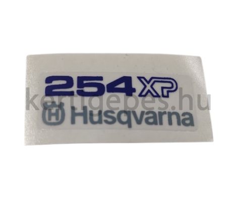 Husqvarna 254 fedél matrica
