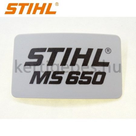 Stihl ms650 típustábla