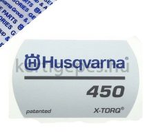 Husqvarna 450 berántó matrica