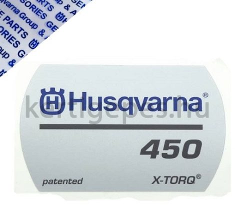 Husqvarna 450 berántó matrica