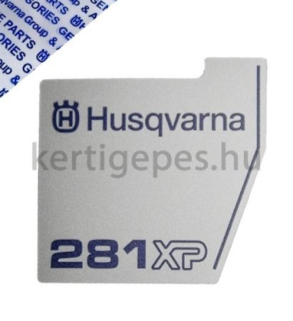 Husqvarna 281xp nagy berántó matrica
