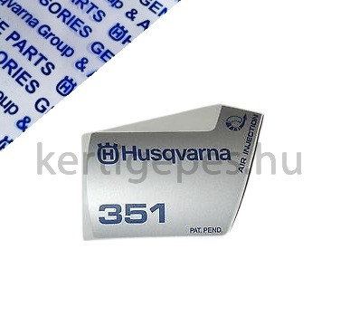 Husqvarna 351 berántó matrica