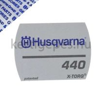 Husqvarna 440 berántó matrica