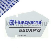 Husqvarna 550xpg berántó matrica