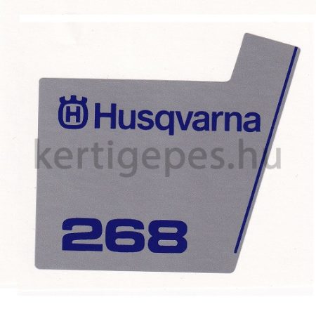 Husqvarna 268 berántó matrica Husqvarna 268 berántó matrica