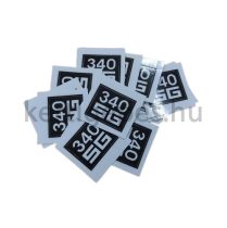 Husqvarna 340SG berántó matrica