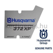 Husqvarna 372xp x-torq berántó matrica