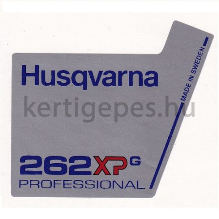 Husqvarna 262xpg berántó matrica Husqvarna 262xpg berántó matrica