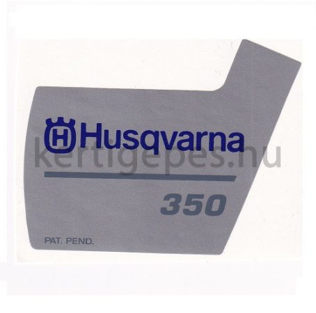 Husqvarna 350 berántó matrica