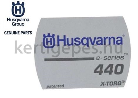 Husqvarna 440 e-series berántó matrica
