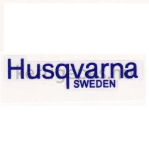 Husqvarna sweden kék fedél matrica