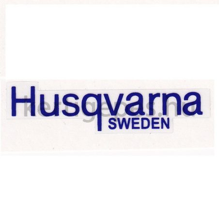 Husqvarna sweden kék fedél matrica Husqvarna sweden kék fedél matrica