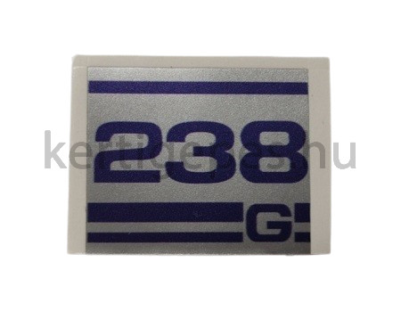 Husqvarna 238G berántó matrica