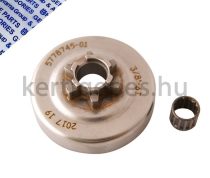   Gyári Husqvarna 3/8-6-os kuplungdob harang 135 435 440 Jonsered 2240 Mcculloch cs350 cs390 cs410 