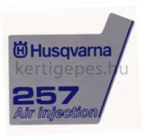 Husqvarna 257 berántó matrica