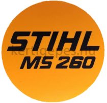 Gyári Stihl ms260 típustábla