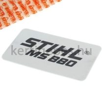 Gyári Stihl ms880 típustábla