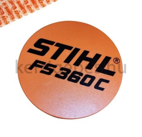Gyári Stihl FS360C típustábla