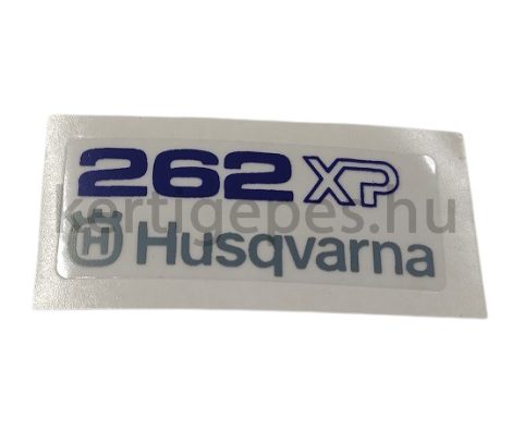Husqvarna 262 fedél matrica
