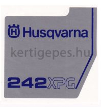 Husqvarna 242xpg berántó matrica