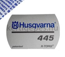 Husqvarna 445 berántó matrica