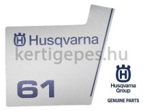 Husqvarna 61 nagy berántó matrica