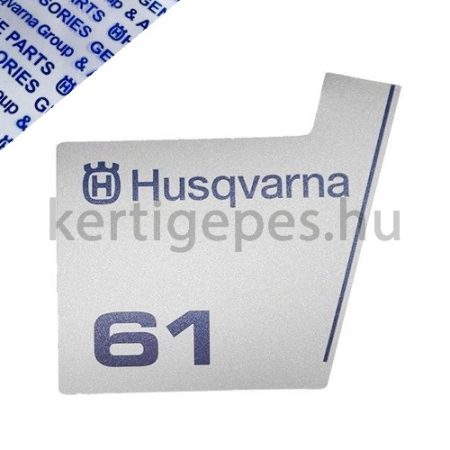 Husqvarna 61 nagy berántó matrica